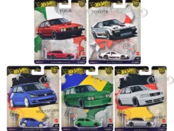 World Tour 5 piece Set "Car Culture" 2024 Series A Diecast Model Cars by Hot Wheels