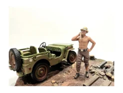 4X4 Mechanic Figure 1 for 1/18 Scale Models American Diorama AD18011