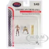 4X4 Mechanics 2 Piece Diecast Figure Set 1 for 1/43 Scale Models American Diorama AD43001