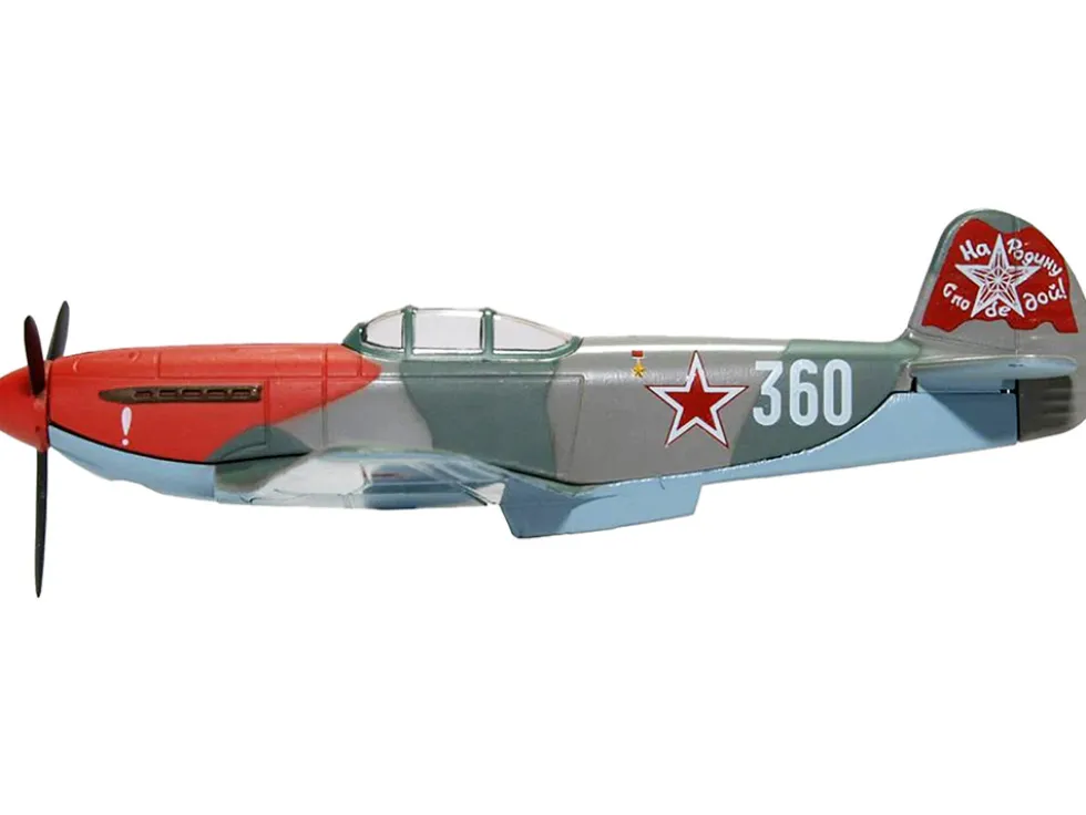 Yakovlev Yak 3 Fighter Aircraft Anton Dmitrievich Yakimenko 150th Guards Fighter Regiment T N 360 USSR Oxford Aviation Series 1/72 Diecast Model Airplane Oxford Diecast AC088