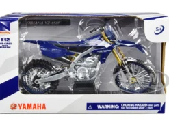 Yamaha YZ 450F Motorcycle Blue 1/12 Diecast Model New Ray 58313