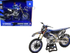 Yamaha YZ450F Motorcycle #2 Cooper Webb "Yamaha Factory Racing" 1/12 Diecast Model by New Ray
