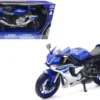 2016 Yamaha YZF-R1 Blue 1/12 Diecast Motorcycle Model New Ray 57803 A