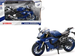 Yamaha YZF-R1 Motorcycle Blue 1/12 Diecast Model by New Ray