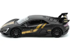 Yangwang U9 #01 Carbon Fiber with Gold Stripes