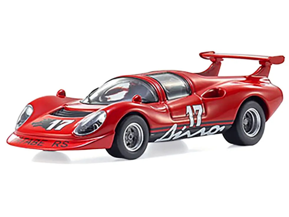 Yatabe RS #17 Red "The Circuit Wolf" Manga 1/64 Diecast Model Car by Kyosho