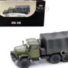 ZIL 131 Cargo Truck Green with White Stripes Ukrainian Ground Forces 1/72 Diecast Model Legion LEG-12064LB