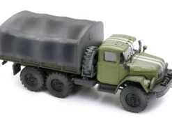 ZIL 131 Cargo Truck Green with White Stripes Ukrainian Ground Forces 1/72 Diecast Model Legion LEG-12064LB