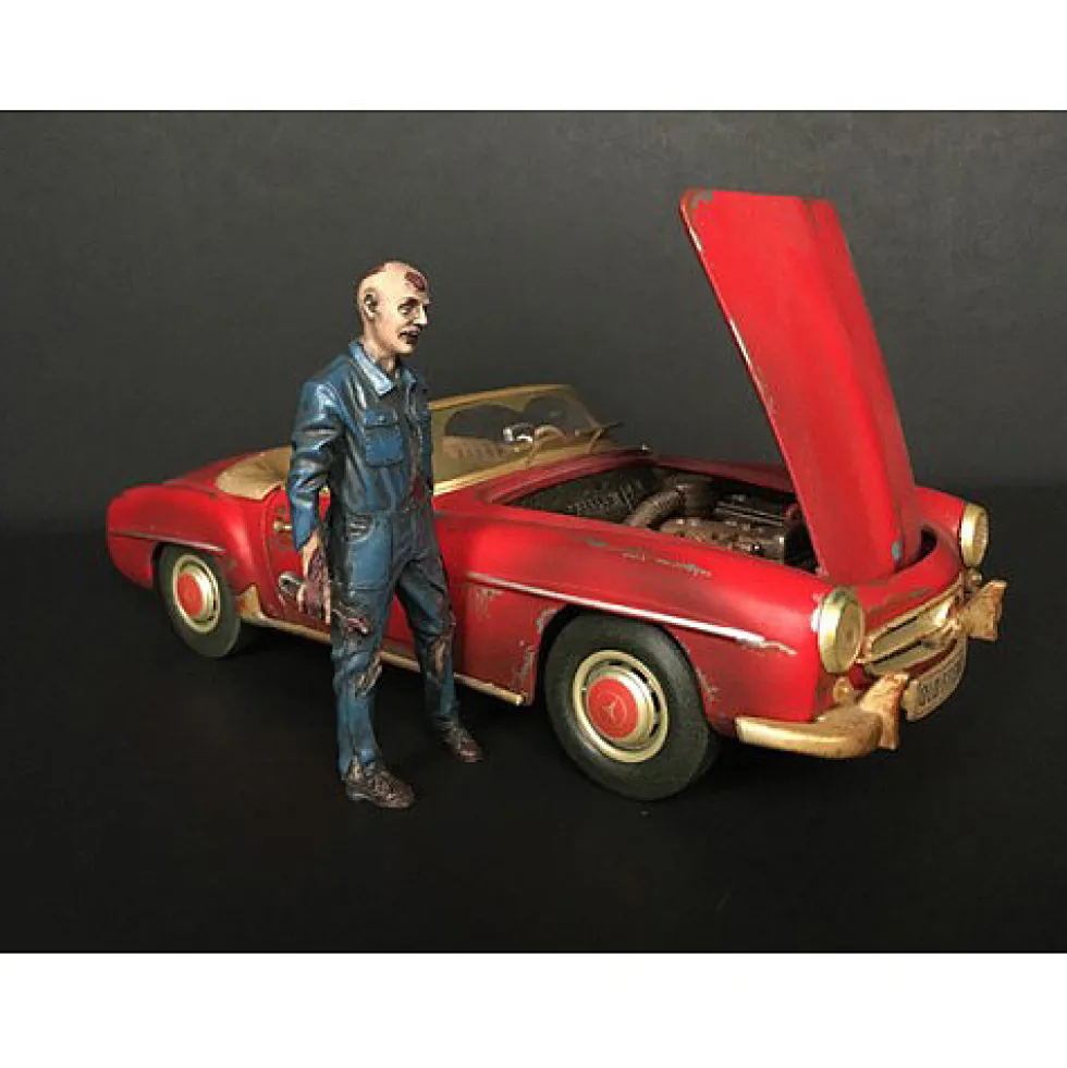 Zombie Mechanic Figurine I for 1/18 Scale Models American Diorama 38197