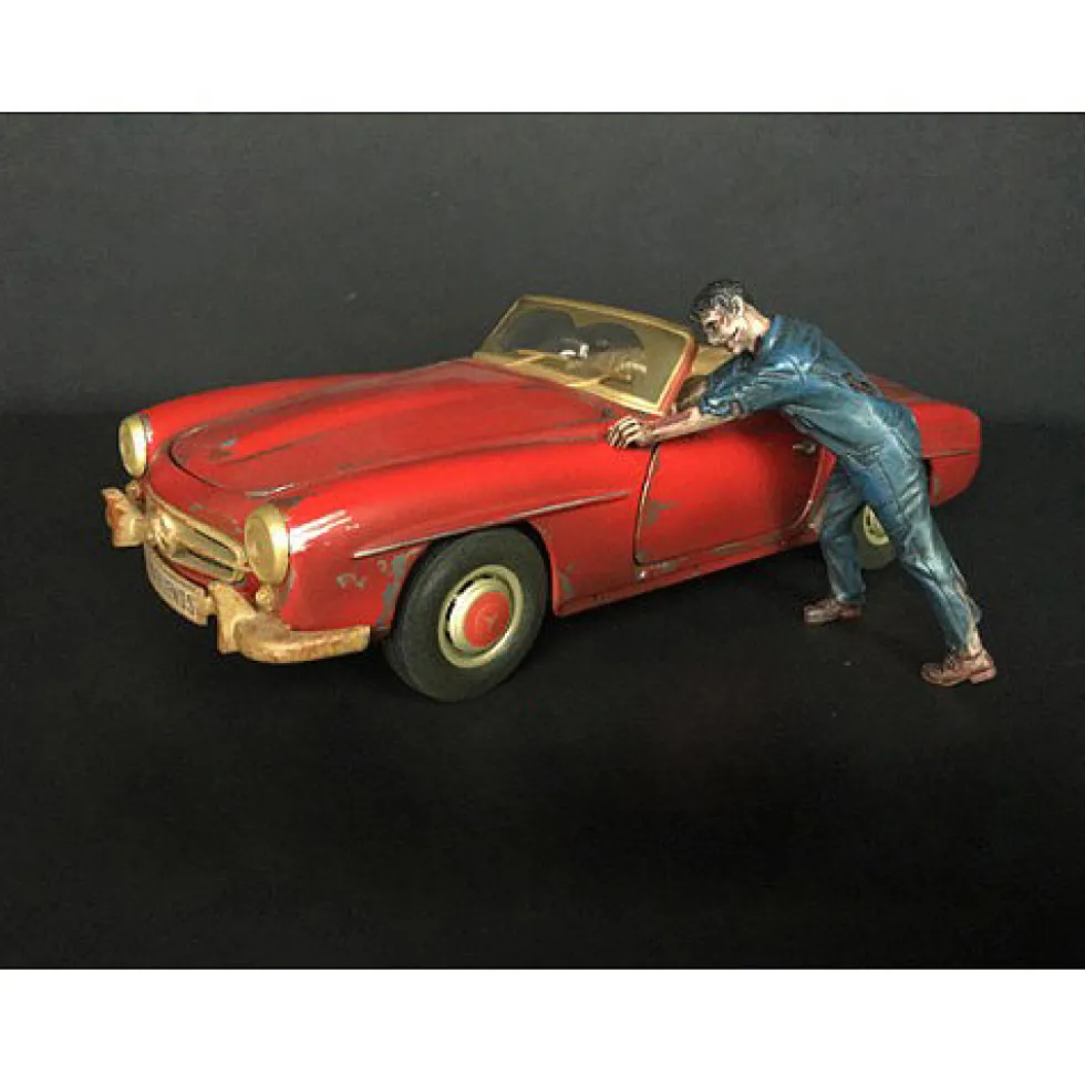 Zombie Mechanics 4 Piece Figurine Set Got Zombies?? for 1/18 Scale Models American Diorama 38197 38198 38199 38200